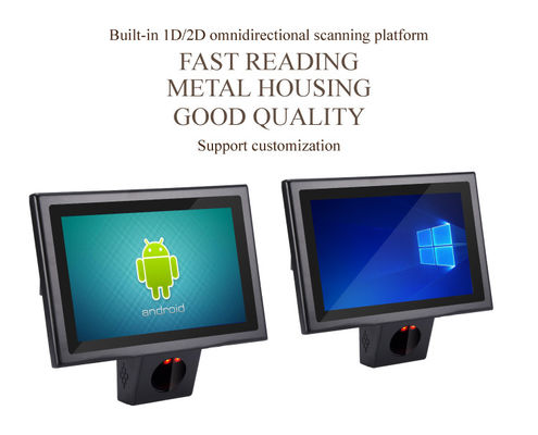Windows/Android10.0 POS Systems with 15.6inch Touch Screen and Built-in Barcode Scanner