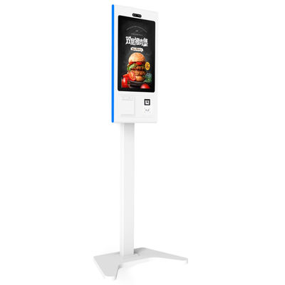 Convenient Cash/Card Payment Kiosk with 2D Scanner and Thermal Printer 21.5inch Black