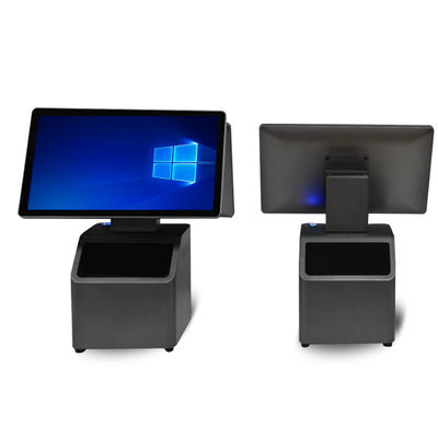 15.6'' Touch Screen POS System with Built-in 1D/2D Scanner in Black or White
