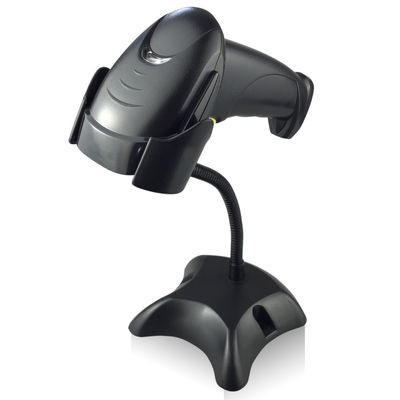 CMOS Scan Element Type 1D Laser Wired Barcode Scanner with Holder Scanning Range 45
