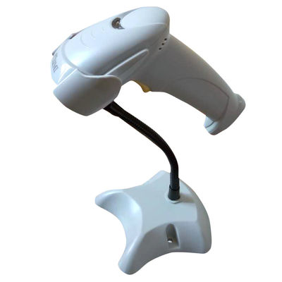 CMOS Scan Element Type 1D Laser Wired Barcode Scanner with Holder Scanning Range 45