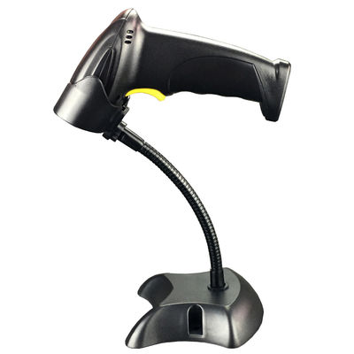 CMOS Scan Element Type 1D Laser Wired Barcode Scanner with Holder Scanning Range 45
