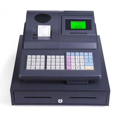 POS Terminal with 58mm Printer 128mm * 64mm Display and 3 Bills 5 Coins Cash Drawer