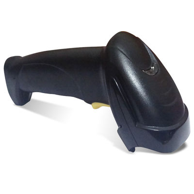 Single Line Scan Handheld 1D Laser Barcode Scanner for Retail and Supermarket in Black