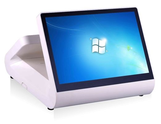 POS Terminal with 58mm Printer 128mm * 64mm Display and 3 Bills 5 Coins Cash Drawer