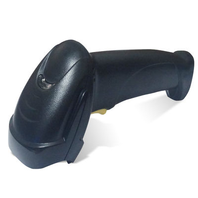 Single Line Scan Handheld 1D Laser Barcode Scanner for Retail and Supermarket in Black