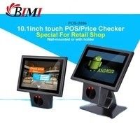 Supermarket Shop 10.1inch Touch Screen Checker with Built-in Barcode Scanner and 16G SSD