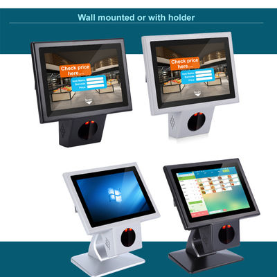 Supermarket Shop 10.1inch Touch Screen Checker with Built-in Barcode Scanner and 16G SSD