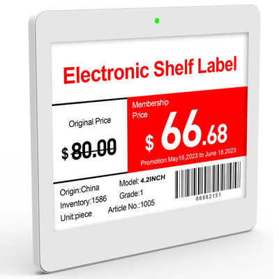 Bimi 4.9inch Digital E-paper Display Electronic Shelf Label for Supermarket Windows OS