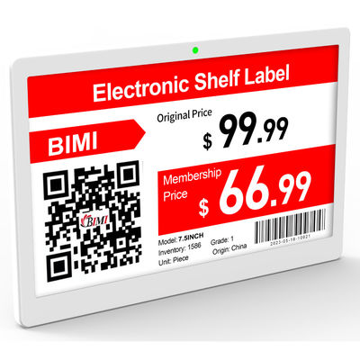 Bimi 4.9inch Digital E-paper Display Electronic Shelf Label for Supermarket Windows OS