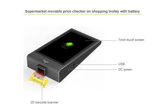 Pricing Checker Self-service Kiosk with 16G Flash Memory and Capacitive Touch Screen