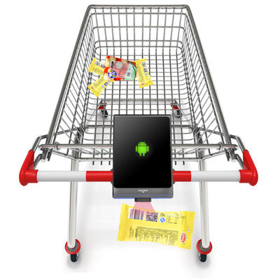 Convenient Indoor Supermarket Checker with Scanner and Battery Pixel Pitch 2.5mm