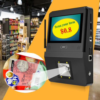 Supermarket 2D Barcode Scanner POS System with 5inch Android Display and SDK Function