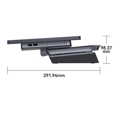 J1800/J1900/I3/I5 CPU POS Systems with Folding Touch Screen and Aluminium Alloy Body