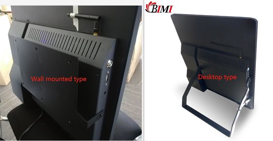 Windows Operation System Queue Management System Kiosk for Advertising in Restaurants