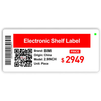 Supermarket Electronic Shelf Tag Three Color Eink E-paper Display Free SDK Included