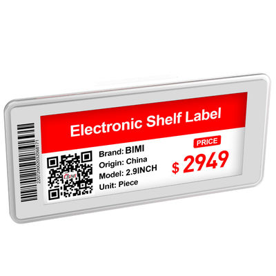 Supermarket Electronic Shelf Tag Three Color Eink E-paper Display Free SDK Included