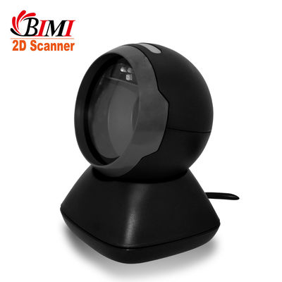 Advanced Wired Desktop Barcode Scanner 1D/2D Reader with 2M Straight Cable ABS PC