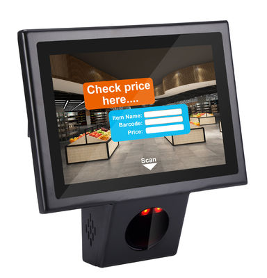 Fashional 10.1inch Android OS POE Self-Checking Kiosk for Supermarket ROHS Certified
