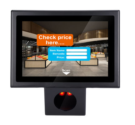 Fashional 10.1inch Android OS POE Self-Checking Kiosk for Supermarket ROHS Certified