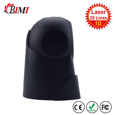 Portable 1D Wired desktop Barcode Scanner with 20 line Laser Bar code Reader