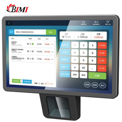 Built-in Barcode Scanner 10.1inch Touch Screen POS Android System for Supermarket Shop