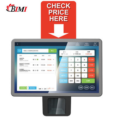 Built-in Barcode Scanner 10.1inch Touch Screen POS Android System for Supermarket Shop
