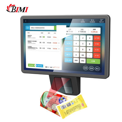Built-in Barcode Scanner 10.1inch Touch Screen POS Android System for Supermarket Shop