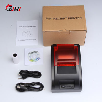 TP-58H 2 Inch 58mm Thermal Receipt Printer with Black Color and Paper