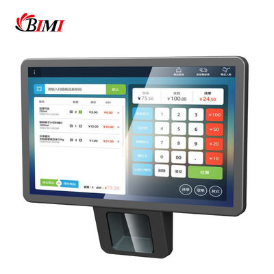 Capacitive Touch Android POS With Built-in Laser Scanner For Supermarket Checkout