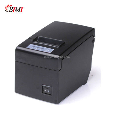 Compact Bimi 58 mm POS Thermal Receipt Printer with Built-in Adaptor Black and White