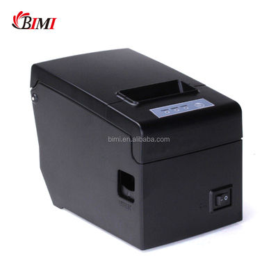 Compact Bimi 58 mm POS Thermal Receipt Printer with Built-in Adaptor Black and White