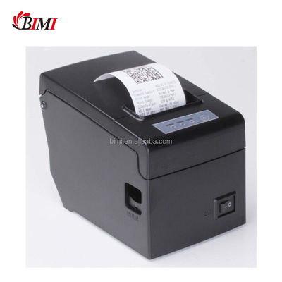Compact Bimi 58 mm POS Thermal Receipt Printer with Built-in Adaptor Black and White