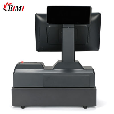 Supermarket Cash Register Equipment with Not Touch Screen Type Black Color