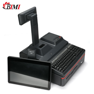 Supermarket Cash Register Equipment with Not Touch Screen Type Black Color