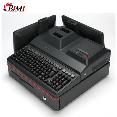 Supermarket Cash Register Equipment with Not Touch Screen Type Black Color