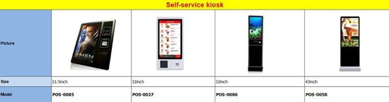 15inch POS For Restaurant Clothing Stores Book Stores White/Black J1800/J1900/I5 CPU