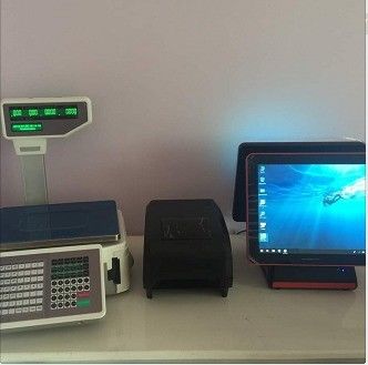Windows 7/10 OS I5 15inch All in One Breeze Touch Screen POS PC/ TPV System Black