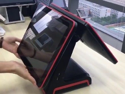 Customizable Bezel-Free I3 POS System with 4G Samsung DDR3 Memory and 32G SSD Capacity